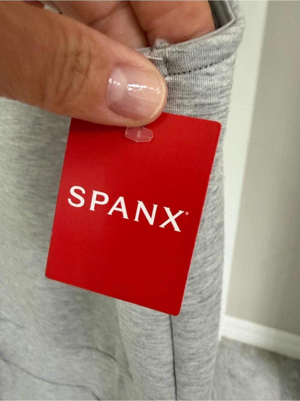 Spanx AirEssentials Jumpsuit Light Grey Heather Size 3X NWT - Picture 4 of 11